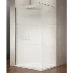 Sapho VARIO CHROME Fix zuhanyfal, fali profillal, merőleges merevítő nélkül, nordic üveg, 800mm (GX1580-05) Nézd meg most