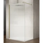 Sapho VARIO GOLD Fix zuhanyfal, fali profillal, merőleges merevítő nélkül, nordic üveg, 1000mm (GX1510-08) Azonnali szállítás