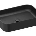 Biztonságos vásárlás Ravak Ceramic 550 SLIM R kerámiamosdó fekete matt XJX0D155001