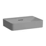 Szuper akció LAUFEN VAL Mosdó tál, csaplyuk paddal, csaplyuk nélkül, Graphite matt H8122847581091