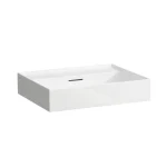 Újdonság LAUFEN Kartell LAUFEN Mosdó, alsó felülete csiszolt, csaplyuk nélkül, Fehér LCC Active bevonattal H816333A001091