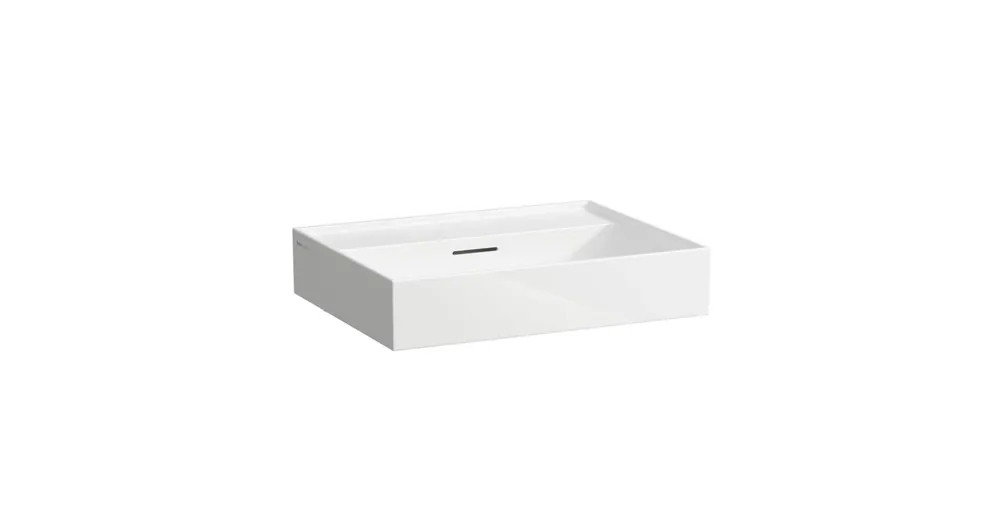 Újdonság LAUFEN Kartell LAUFEN Mosdó, alsó felülete csiszolt, csaplyuk nélkül, Fehér LCC Active bevonattal H816333A001091