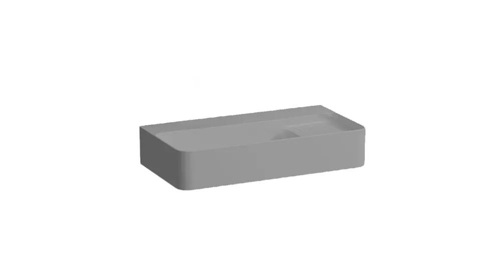 Vedd meg online LAUFEN VAL Kézmosó, csaplyuk nélkül, Graphite matt H8152857581091