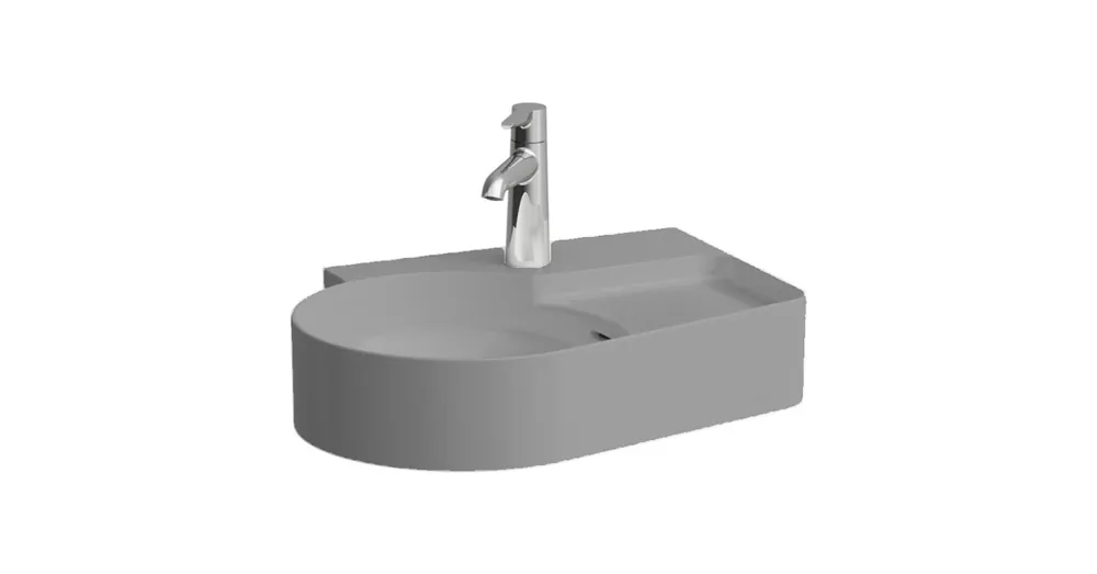 LAUFEN VAL Kézmosó, 1 csaplyukkal jobb oldalon, Graphite matt H8152887581061 Gyors szállítás