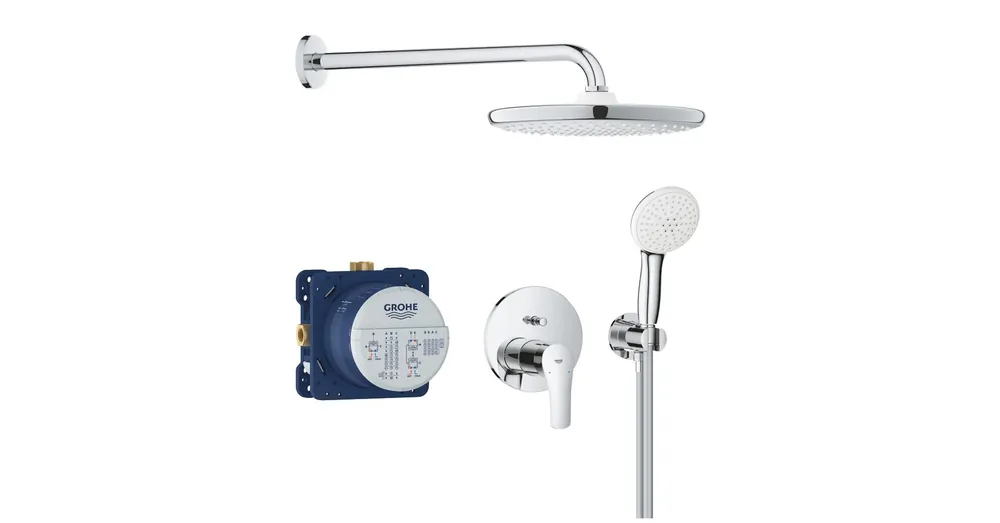 Kedvezmény Grohe Eurosmart Rejtett zuhanyrendszer Tempesta 250 fejzuhannyal 25288000