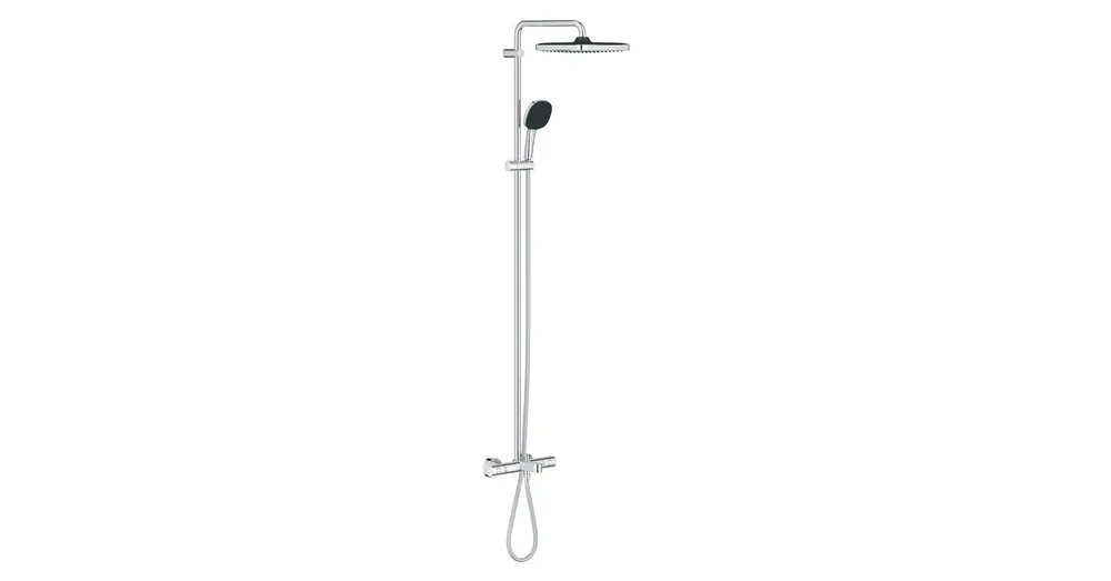 Grohe Vitalio Comfort 250 Termosztátos zuhanyrendszer kádtöltővel falra szerelésre 26984001 Szuper akció