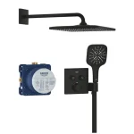Azonnal elérhető Grohe Grohtherm SmartControl Rejtett zuhanyrendszer Rainshower Mono 310 Cube fejzuhannyal 34865KF0