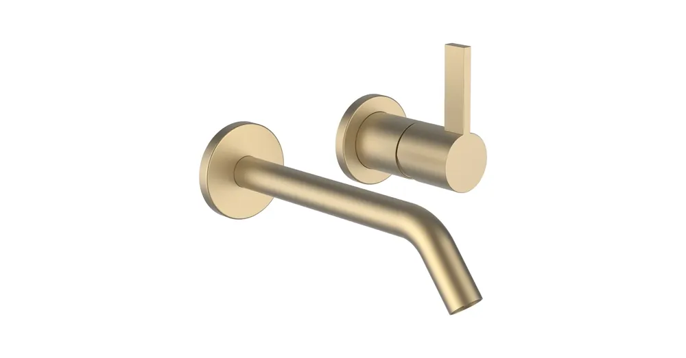 LAUFEN Kartell LAUFEN 2-pontos keverő csaptelep falon kívüli része, rögzített 175 mm kifolyócső, PVD halvány arany matt H3113360831201 Különleges ajánlat