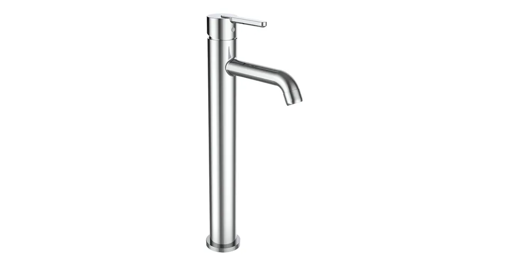 LAUFEN LUA Magasított mosdó csaptelep, 135 mm kiállású fix kifolyóval, húzórudas lefolyószelep nélkül, króm H3115F80041201 Outlet