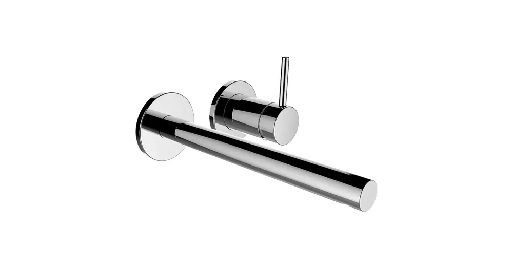 LAUFEN Twinplus slim Falba épített mosdó csaptelep falon kívüli része, 2-pontos Simiboxhoz, 225 mm kiállású fix kifolyóval, króm HF505471100000 Csak ma