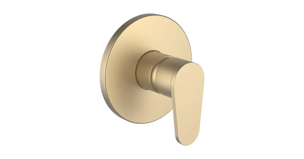 LAUFEN THE NEW CLASSIC Falba épített egykaros zuhany csaptelep falon kívüli része, 1 kivezetés kevert vízhez, PVD halvány arany matt HF900578462000 Kiárusítás
