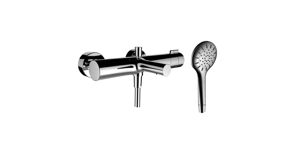 LAUFEN TWINPLUS Termosztatikus kád keverő csaptelep, szerelvényekkel és kiegészítőkkel HF905461100600 Expressz szállítás