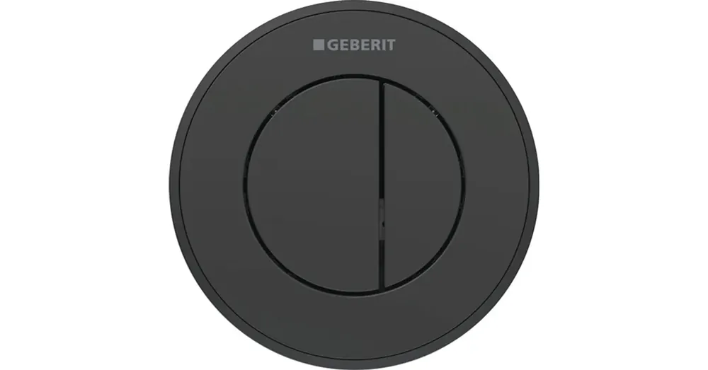 Geberit 10 típusú pneumatikus, 2 mennyiséges öblítésű vezérlő, fekete/matt fekete 116.055.DW.1 Exkluzív ajánlat