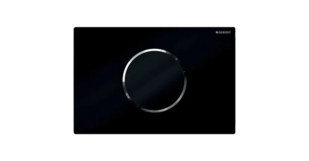 Geberit Sigma10 érintésmentes működtetőlap, elektronikus működtetéssel, elemes, 2 mennyiséges öblítés, fekete/fényes króm 115.908.KM.6 Vedd meg online
