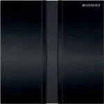 Geberit vizeldevezérlés elektronikus működtetéssel, hálózati üzem, 50 típusú takarólap, feketekróm/szálcsiszolt 116.026.QD.1 Outlet