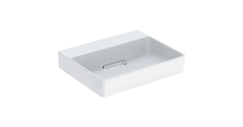 Geberit One pultra ültethető mosdó 50x41 cm, KeraTect, csaplyuk és túlfolyó nélkül, fehér 505.023.00.1 Expressz szállítás