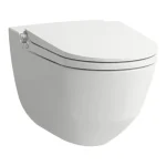 LAUFEN CLEANET RIVA Bidés WC, rimless, fali, mélyöblítésű, perem nélküli,ülőkével Fehér LCC Active bevonattal H820691A000001 Vedd meg most