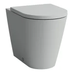 Vedd meg most LAUFEN Kartell LAUFEN Álló „rimless” WC, mélyöblítésű, öblítő perem nélkül, vízszintes/függőleges kivezetéssel Matt szürke H8233377590001