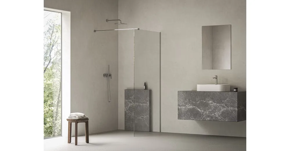 Ravak Walk-In Air Wall zuhanykabin 90, krómhatású+transparent GW9W70C00Z1C Legjobb ár