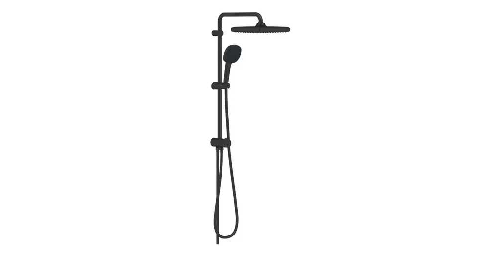 Grohe Vitalio Comfort 250 Flex zuhanyrendszer diverterrel falra szereléshez, matt fekete 266982431 Gyors kiszállítás