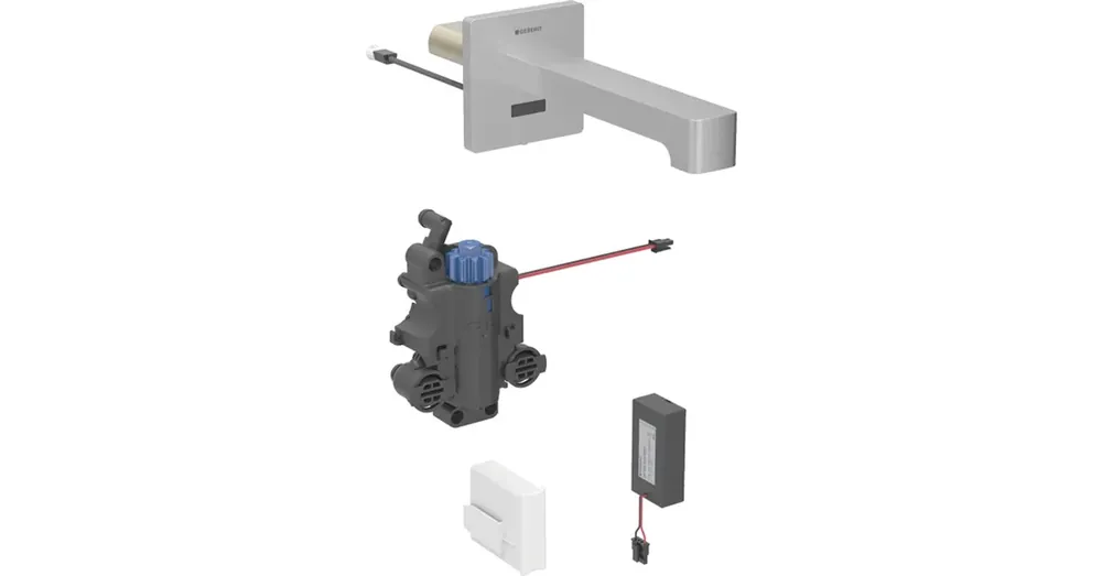 Geberit Brenta fali mosdócsaptelep 22 cm, termosztatikus keverővel, rozsdamentes acél, szálcsiszolt 116.298.SN.1 Biztonságos vásárlás