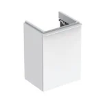 Geberit Smyle Square alsó szekrény kézmosóhoz ajtóval 44,2x35,6 cm, magasfényű fehér 500.351.00.1 Vedd meg online