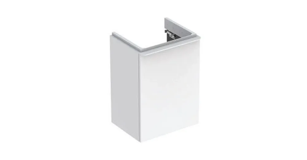 Geberit Smyle Square alsó szekrény kézmosóhoz ajtóval 44,2x35,6 cm, magasfényű fehér 500.351.00.1 Vedd meg online