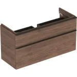 Biztonságos fizetés Geberit Smyle Square alsó szekrény mosdóhoz fiókkal 118,4x47 cm, hikoridió 500.355.JR.1
