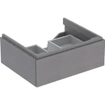 Geberit Xeno² alsó szekrény mosdóhoz 58x46,2 cm, egy fiókkal, faerezetes szürke 500.505.43.1 Újdonság