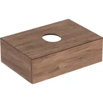 Geberit VariForm alsó szekrény pultra ültethető mosdóhoz 75x51 cm, 1 fiókkal, pakolófelülettel, hikoridió 501.162.00.1 Expressz szállítás