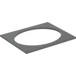 Geberit Selnova Square mosdópult 59,1x47,5 cm, matt láva 502.861.00.1 Akciós ár