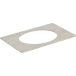 Akciós ár Geberit Selnova Square mosdópult 79,1x47,5 cm, világos hikoridió 502.867.00.1