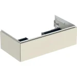 Geberit One alsó szekrény mosdóhoz 1 fiókkal 88,8x47 cm, magasfényű homokszürke 505.073.00.4 Legnépszerűbb