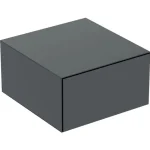 Geberit One oldalsó szekrény egy fiókkal 45x47 cm, matt fekete 505.078.00.8 Kedvezmény