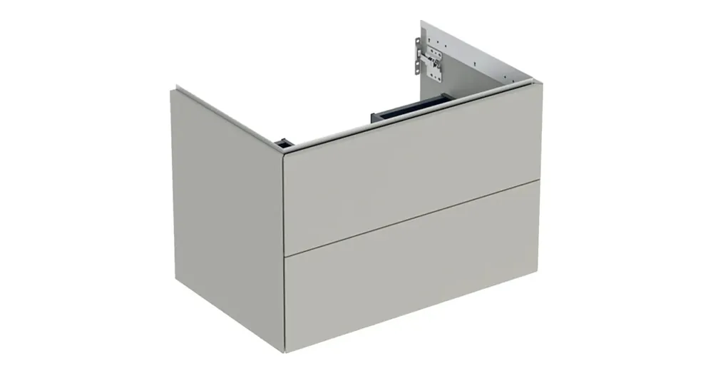 Geberit One alsó szekrény mosdóhoz 2 fiókkal 74x47 cm, matt greige 505.262.00.7 Csak ma