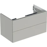 Geberit One alsó szekrény mosdóhoz 2 fiókkal 88,8x47 cm, matt greige 505.263.00.7 Outlet