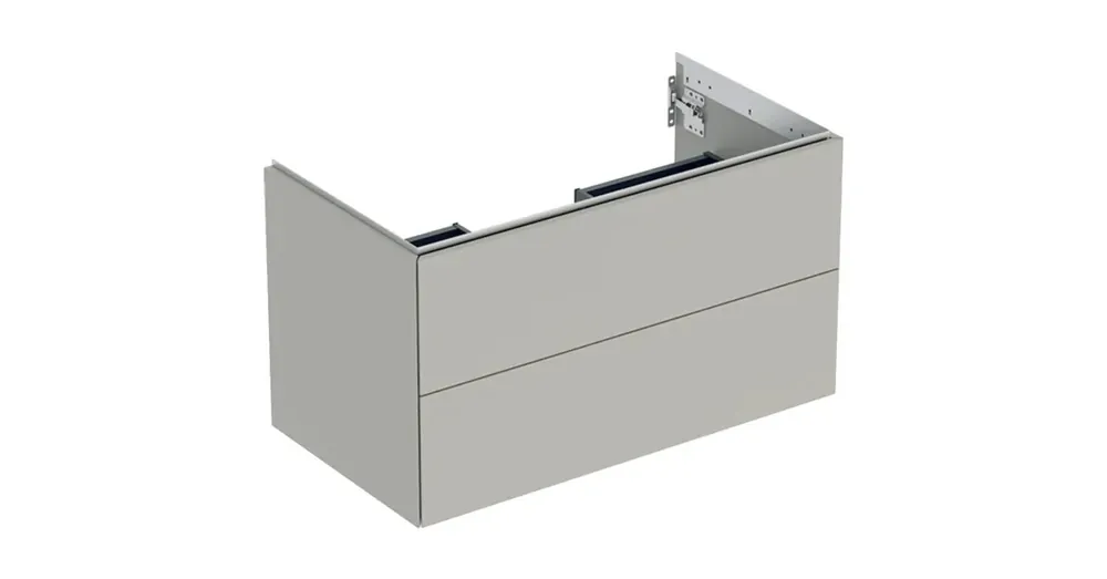 Geberit One alsó szekrény mosdóhoz 2 fiókkal 88,8x47 cm, matt greige 505.263.00.7 Outlet