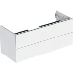 Geberit One alsó szekrény mosdóhoz 2 fiókkal 118x47 cm, matt fehér 505.265.00.2 Biztonságos fizetés