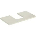 Árengedmény Geberit One mosdópult középső kivágással, pultra ültethető tálformájú mosdóhoz 90x47 cm, magasfényű homokszürke 505.273.00.4