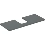 Geberit One mosdópult középső kivágással, pultra ültethető tálformájú mosdóhoz 120x47 cm, matt láva 505.275.00.3 Bestseller