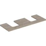 Exkluzív ajánlat Geberit One mosdópult kivágással, két pultra ültethető tálformájú mosdóhoz 135x47 cm, hikoridió 505.276.00.6