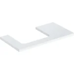 Geberit One mosdópult bal oldali kivágással 90x47 cm, pultra ültethető mosdóhoz, magasfényű fehér 505.303.00.1 Utolsó esély