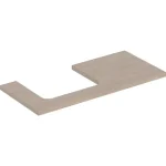 Geberit One mosdópult bal oldali kivágással 105x47 cm, pultra ültethető mosdóhoz, tölgy 505.304.00.5 Alacsony ár
