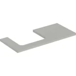 Geberit One mosdópult bal oldali kivágással 105x47 cm, pultra ültethető mosdóhoz, matt greige 505.304.00.7 Bestseller