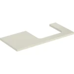 Geberit One mosdópult jobb oldali kivágással 105x47 cm, pultra ültethető mosdóhoz, magasfényű homokszürke 505.324.00.4 Expressz kézbesítés