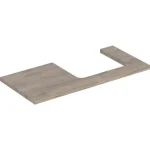 Geberit One mosdópult jobb oldali kivágással 105x47 cm, pultra ültethető mosdóhoz, hikoridió 505.324.00.6 Rendeld meg most