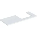 Geberit One mosdópult jobb oldali kivágással 120x47 cm, pultra ültethető mosdóhoz, matt fehér 505.325.00.2 Gyors szállítás