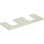 Geberit One mosdópult kivágással, két pultra ültethető tálformájú mosdóhoz 120x47 cm, magasfényű homokszürke 505.335.00.4 Ne maradj le