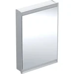 Geberit One jobbra nyíló tükrös szekrény 60x90, ComfortLight világítással, eloxált alumínium 505.801.00.1 Vedd meg online