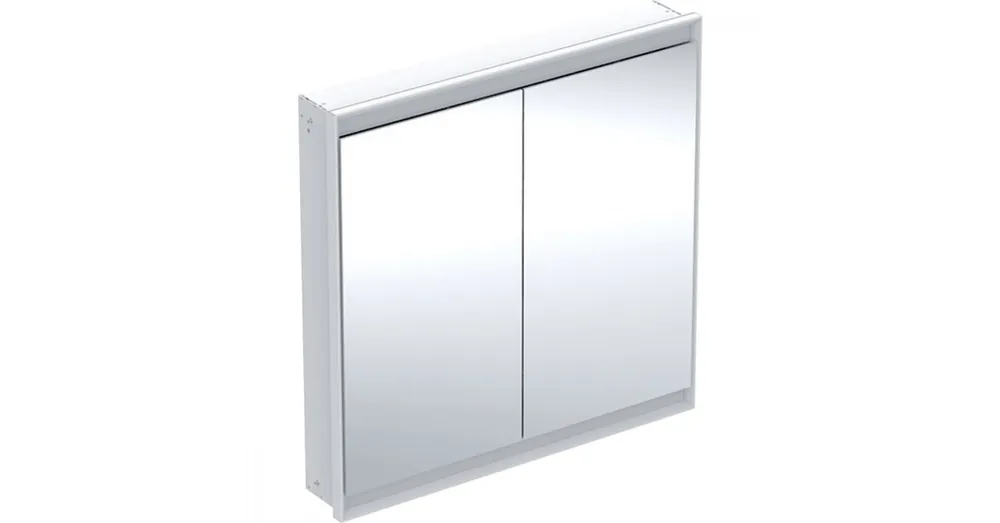 Geberit One 2 ajtós tükrös szekrény ComfortLight világítással 90x90 cm, fehér 505.803.00.2 Csak ma